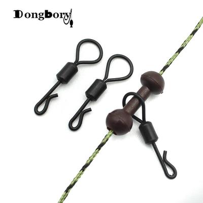 20KS Obratlíky pro lov kaprů Big Eye Rychlá výměna Obratlíky UK 8 Flexi Ring Obratlíky Matt Black Micro Háček Ring Link Ring Ring Ring