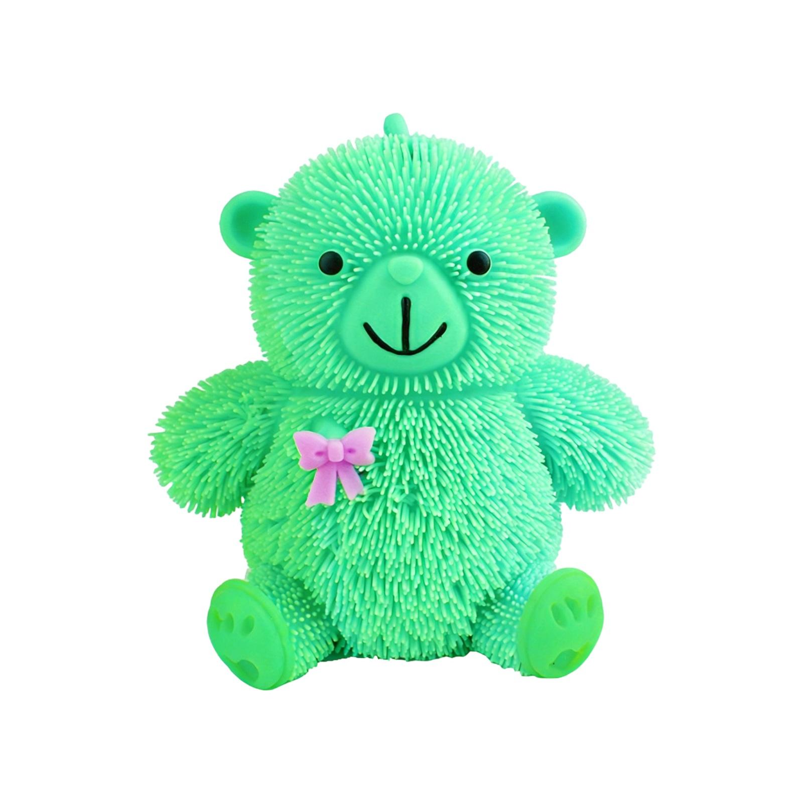 

Giant Soft & Cuddly Bear — An Extra-Large, Glow-in-the-Dark Stress-Relief Toy; A Soothing Sensory Companion Suitable For All Ages One Size зелёный