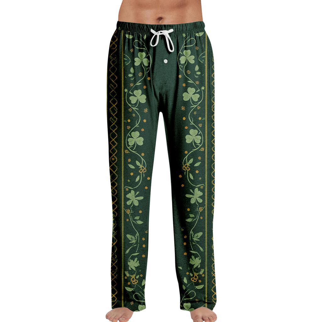 Men's St. Patrick's Day Print Home Sleep Pants