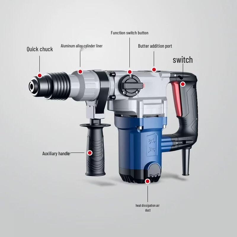 Dongcheng Electric Hammer Impact Drill CN Plug (adapter Included)
