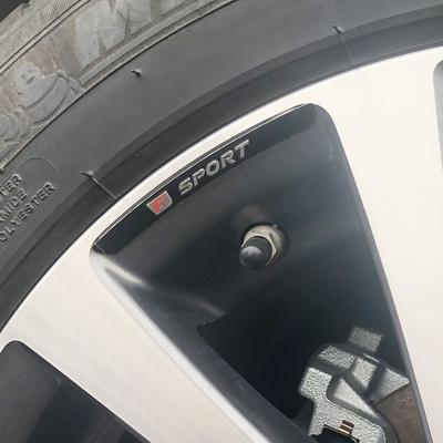 Rim Sticker Wheel Hide Scratch Cool Black