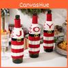 Festive And Elegant Knitted Letter Wine Bottle Sleeve For Holiday Decor And Gifts
