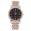 New Casual Watches Women Luxury Fashion Lovers Watch Rhinestone Stainless Steel Quartz Watch Men Women Gift Business Wristwatch