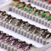 50Pcs/set Fly Fishing Lures Bass Salmon Trout Flies Fishing Tackle Dry/Wet Fishing Feather Baits Fly Fishing Flies Kits