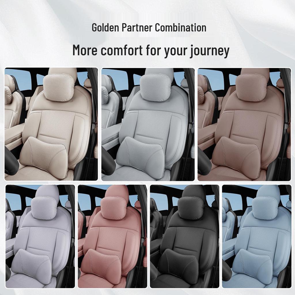 Compatible accessories for 24 NIO ES6 and EC6 models: headrests, lumbar supports, ET5T neck pillows, and more.