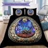Cyberpunk Bagpipes Pattern Bedding,Quilt Set Quilt Cover Pillowcase Home Birthday Gift (1 * duvet cover + 2 * pillowcase, without core)