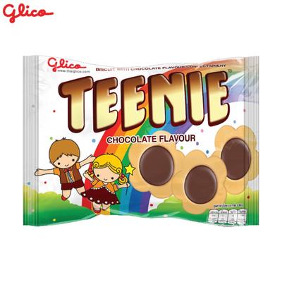 Glico Teenie Chocolate Flavour, Biscotto al Gusto Cioccolato, 45 gx 10 pz / 20 pz / 30 pz - Thai Snack