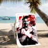 Beach Towel with CM Punk Pattern - soft,absorbent,machine washable Lightweight&Modern,swimming,Travel Essentials