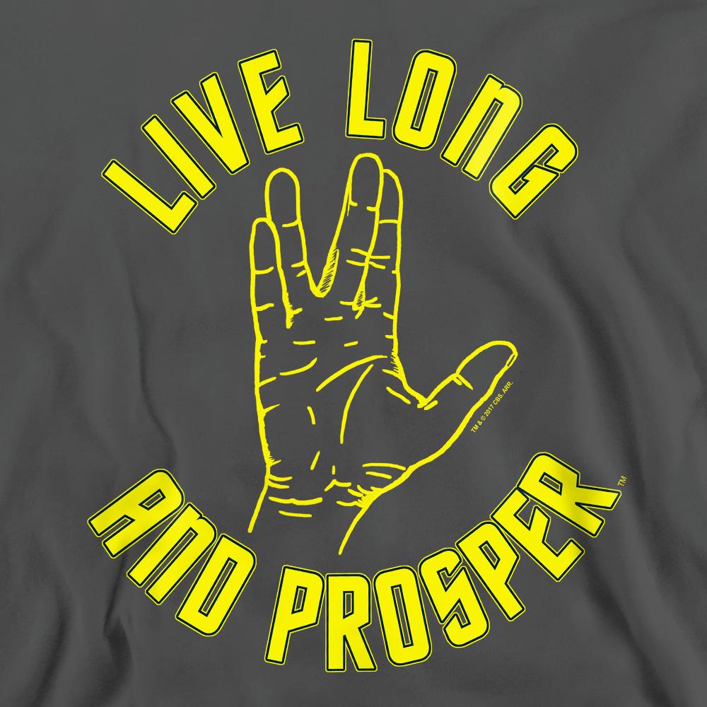 STAR TREK Unisexová mikina pro dospělé Live Long Hand