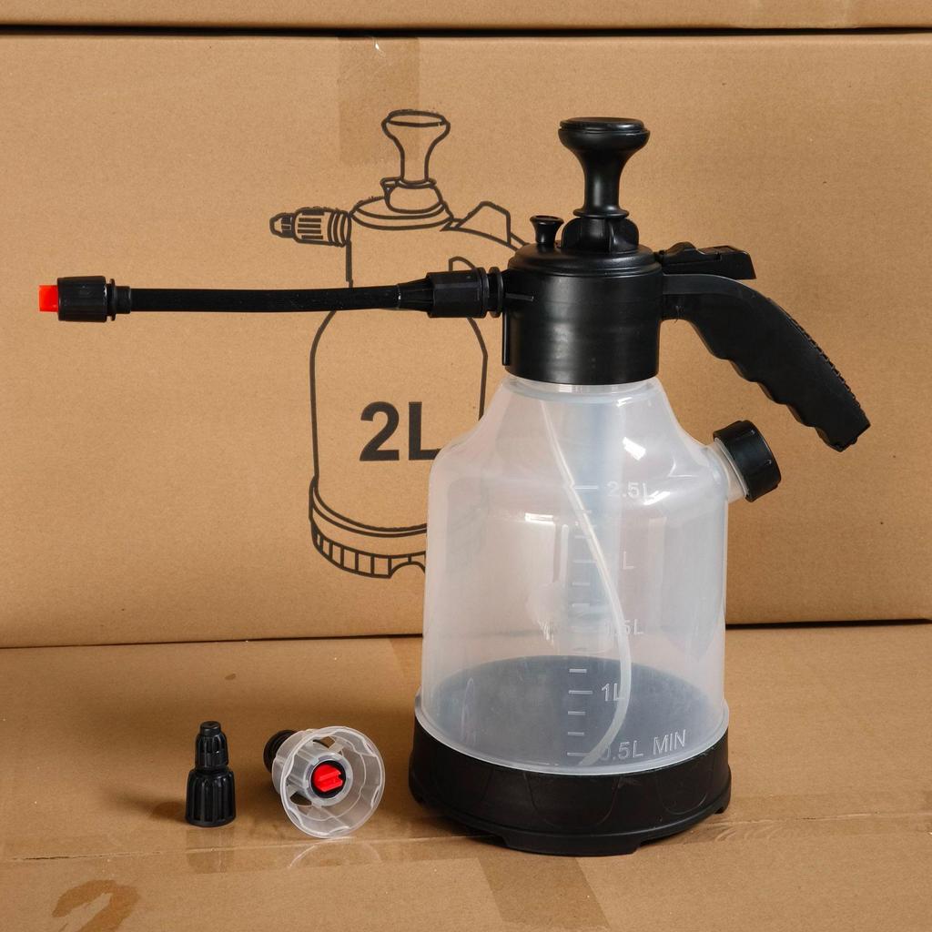High-Pressure Transparent Sprayer: Large Capacity, Heat-Resistant, for Garden & Home Use