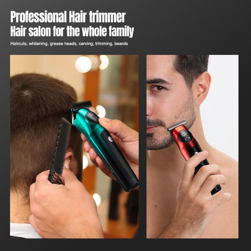 new hair clipper high-end gradient color body USB charging deep cleaning intelligent digital engraving push shear
