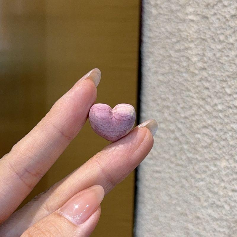 

Cypress Fart Peach Heart DIY Accessories Woven Material Bracelet Necklace Crafts Buddha Beads Pendant Bracelet Ornament Blood Cypress fart peach Heart