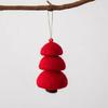 Christmas Wool Felt Mushroom Ornament Great for Holiday and Wedding Decor