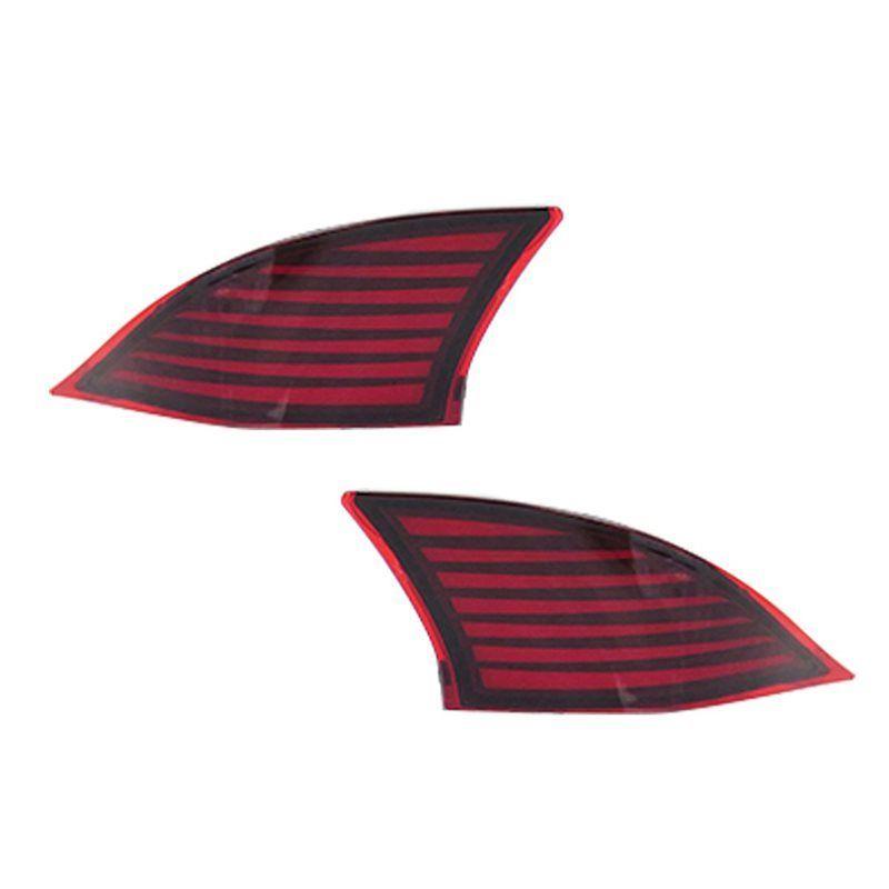 LED Rear Bumper Reflectors Brake Tail Lamp Lights For Lexus IS250 IS300 IS350 2013- 2017 Sequential Turn Signal Light