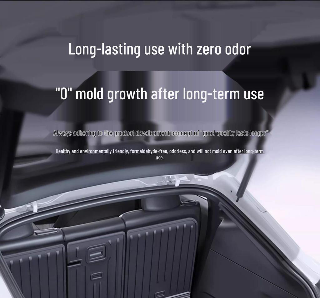 Upgraded TPE Trunk Mat Set for Tesla Model Y3 - Front & Rear Trunk, YL Interior Accessories