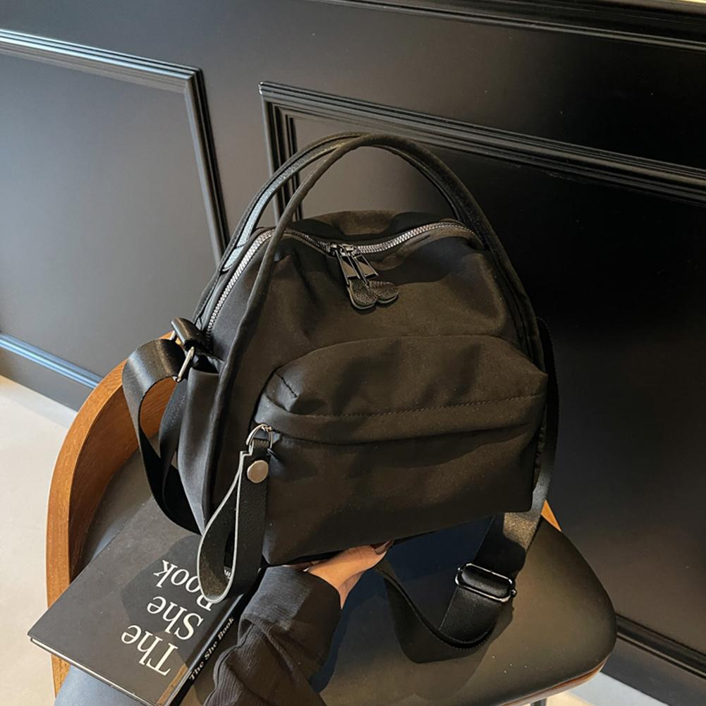 Women Lightweight Sling Bag Large Capacity Casual Crossbody Bag Solid Color Versatile Shoulder Bag Travel Shopping Work Date Bag