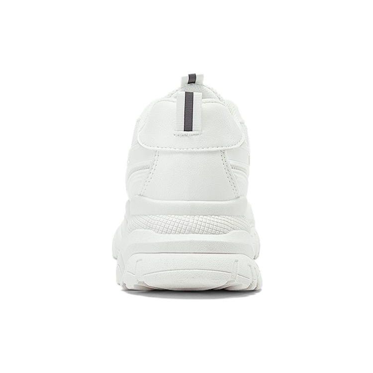 Warrior Trendy Cool Thick Sole Cushioning Breathable Comfortable Non-Slip Durable Low-Top Casual Shoes Women sneakers White WBN(JS)-098001