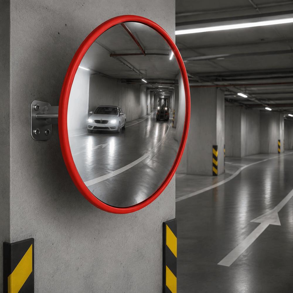 30cm Diameter Convex Safety Mirror Hemispherical Traffic Safety Mirror Corners