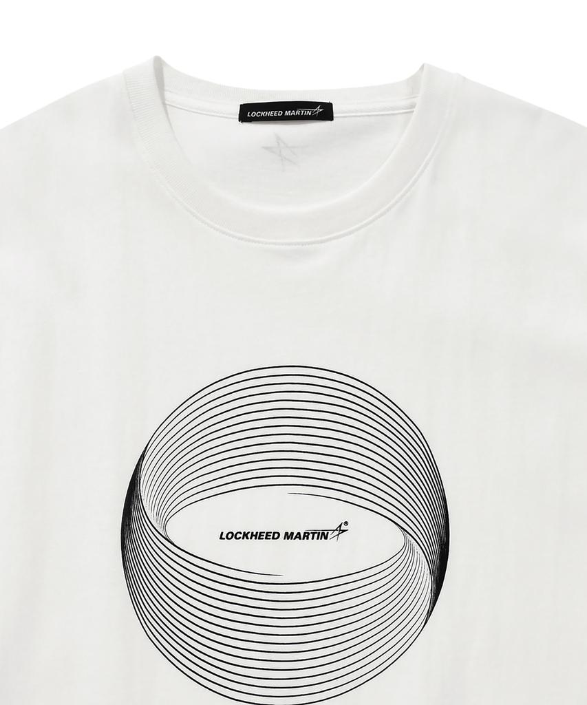 Loghideumatin Sphere Graphic Printed Ts (Off White)