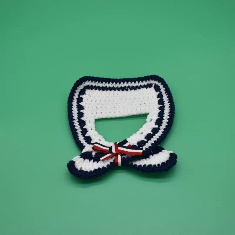 DIY Pletení z vlny Horký prodej Jednoduchá Móda Kočka Štěně Sváteční Dekorativní Šátek Dětská Mašlička