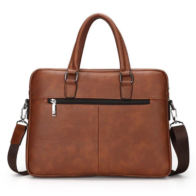 Men's Big Bag One-shoulder Handbag Casual Fashion Business Bag Briefcase