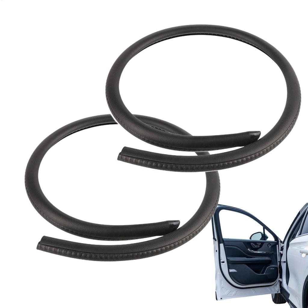 Snapon Car Door Rubber Seal Waterproof Weather Stripping Trim For SUV RV, Automotive Door Edge Guard & Soundproofing Gasket