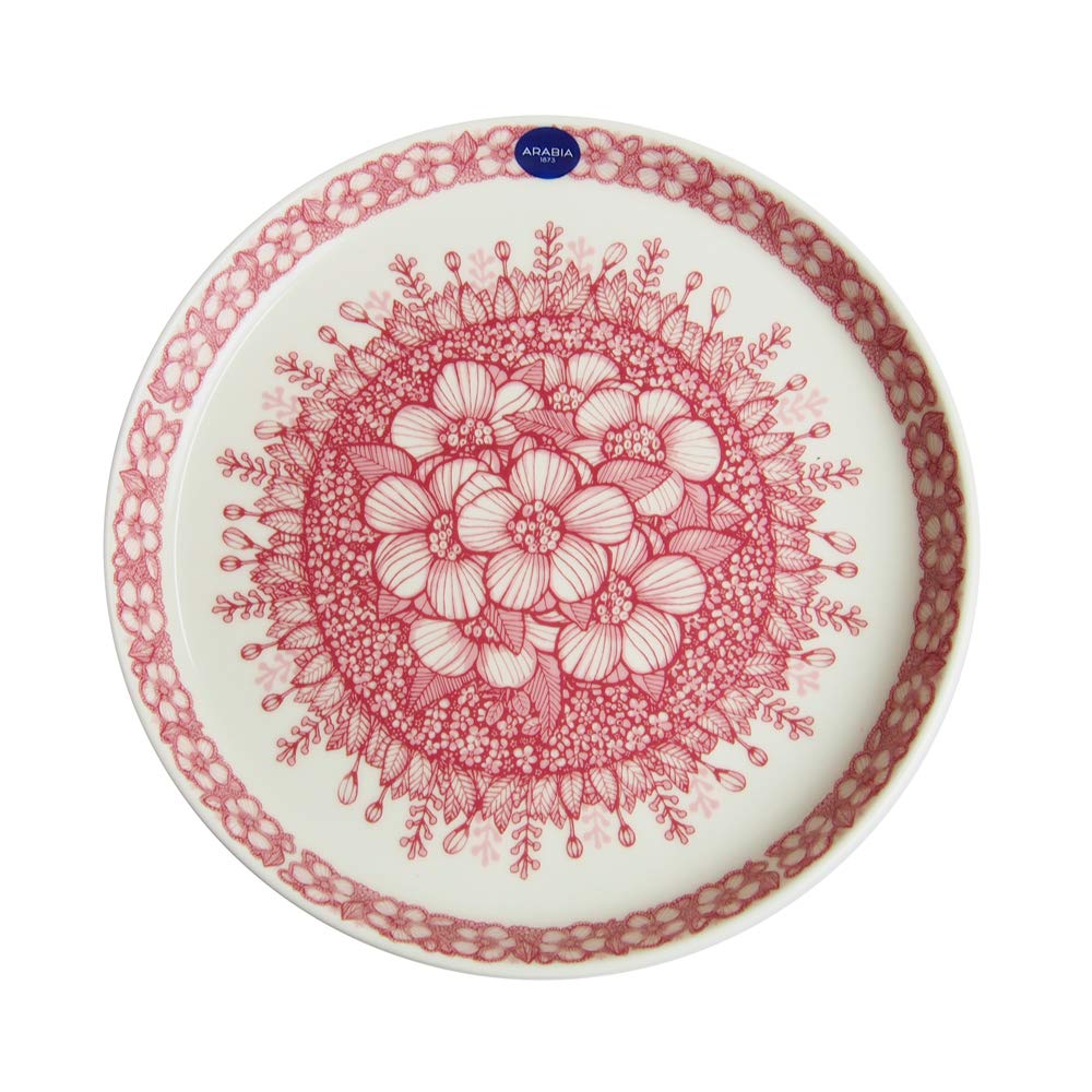 

Arabia HUVILA Plate, 19cm, Pink [Parallel Import]