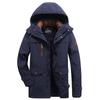 New Cotton-padded Clothes Are Piled and Thickened Loose and Casual In Winter Multi-pocket Cotton-padded Jackets for Middle-aged and Elderly People