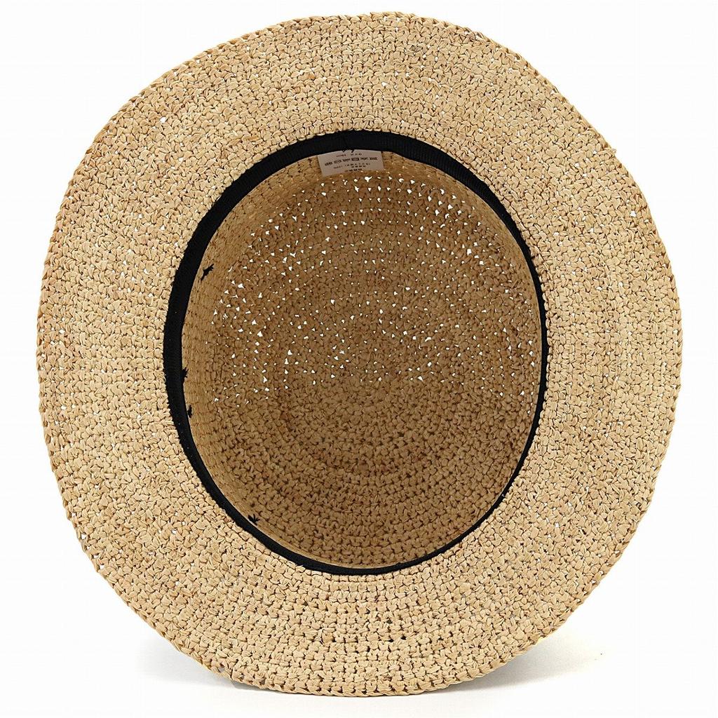 Pălărie de cățărat din rafie, pălărie de cățărat din paie, tip SOX, natural, XL, bej, pentru bărbați, pentru femei, primăvară/vară (Aproximativ. 61cm)