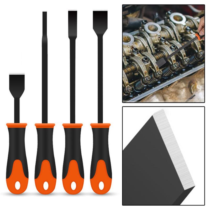 Easy To Carry Cleaning Tools Gasket Cleaner Orange, Black Automotive Gasket Scraper Ergonomic Handle Non-slip Grip