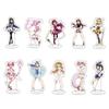 8Cm Magic Girl Small Round Acrylic Standing Card, Deer Eye Round, Xiao Meiyan, Animation Peripheral Desktop Setting