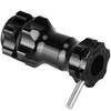 4Pcs Aluminium 17mm Hex Hub Extension Adapter for 1:8 Ratio RC Model Car(Black)