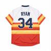 Men's Vintage-Style Stitched Baseball Jerseys 2 Alex Bregman 5 Jeff Bagwell 7 Craig Biggio 24 Jimmy Wynn 34 Nolan Ryan   S-3XL