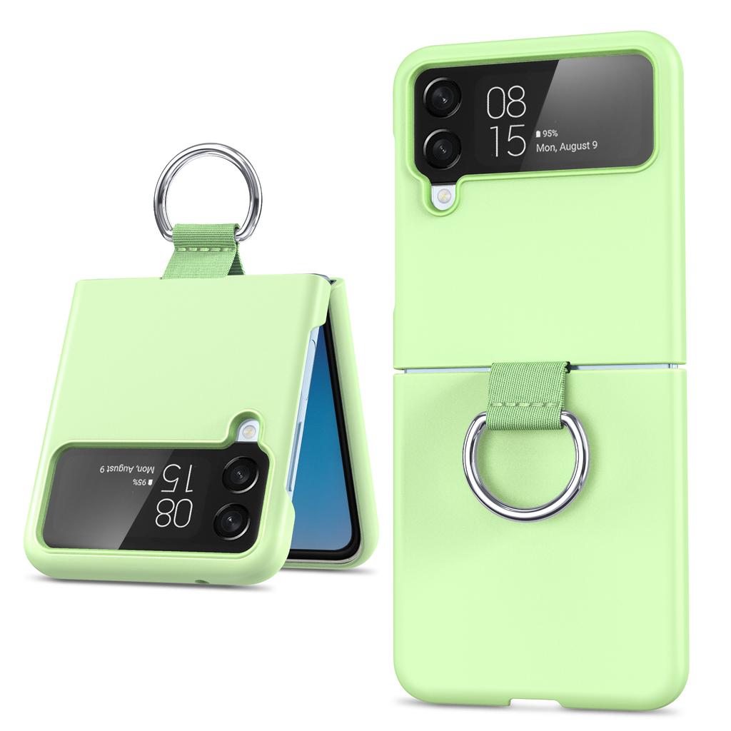 Applicable to Samsung ZFlip1 folding webbing ring mobile phone case ZFlip1 anti-drop skin matte protective case