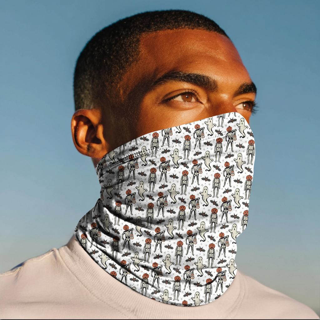 Mască de ciclism cu protecție solară pentru exterior, pescuit, bandană anti-ultraviolete, bandă pentru gât cu protecție solară