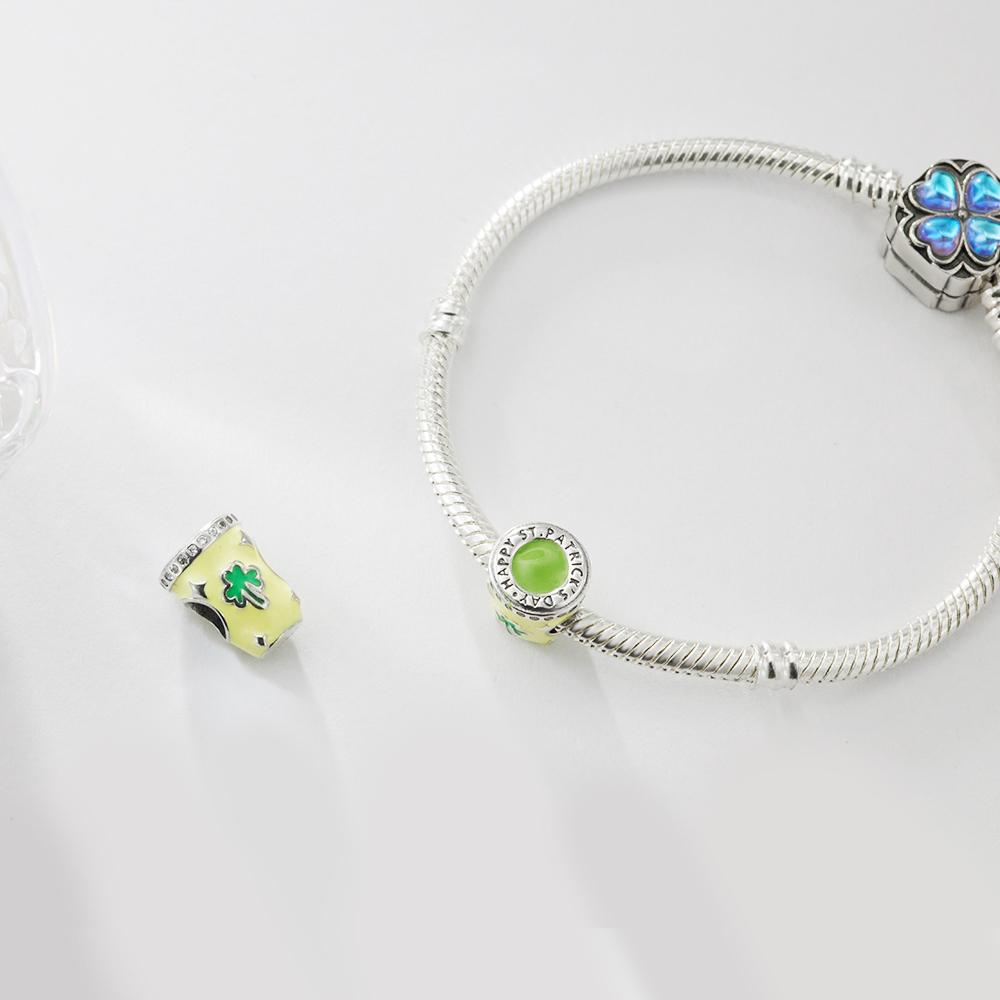 Copper Charm Cute Coffee Pendant Beads Fit Original Bracelet Necklace Diy Jewelry Women Gifts