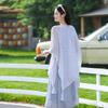 Colorful Ethnic Style Tassel Shawl Thin Beach Scarf Vintage Sunscreen Crochet Cardigan  Outdoor