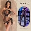 Flash girl sexy underwear women's sexy perspective temptation mesh yarn slim and thin direct sales