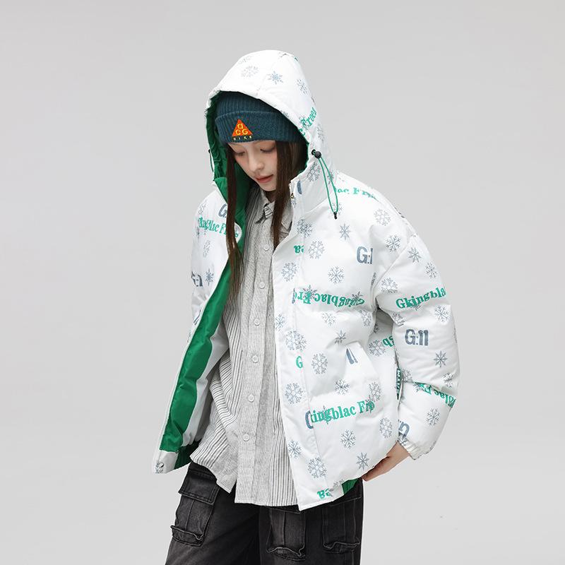 

Зимнее пальто с капюшоном и хлопковой подкладкой, мужская и женская свободная одежда из хлопка, утолщенное и теплое, подростковое универсальное пальто, верх S