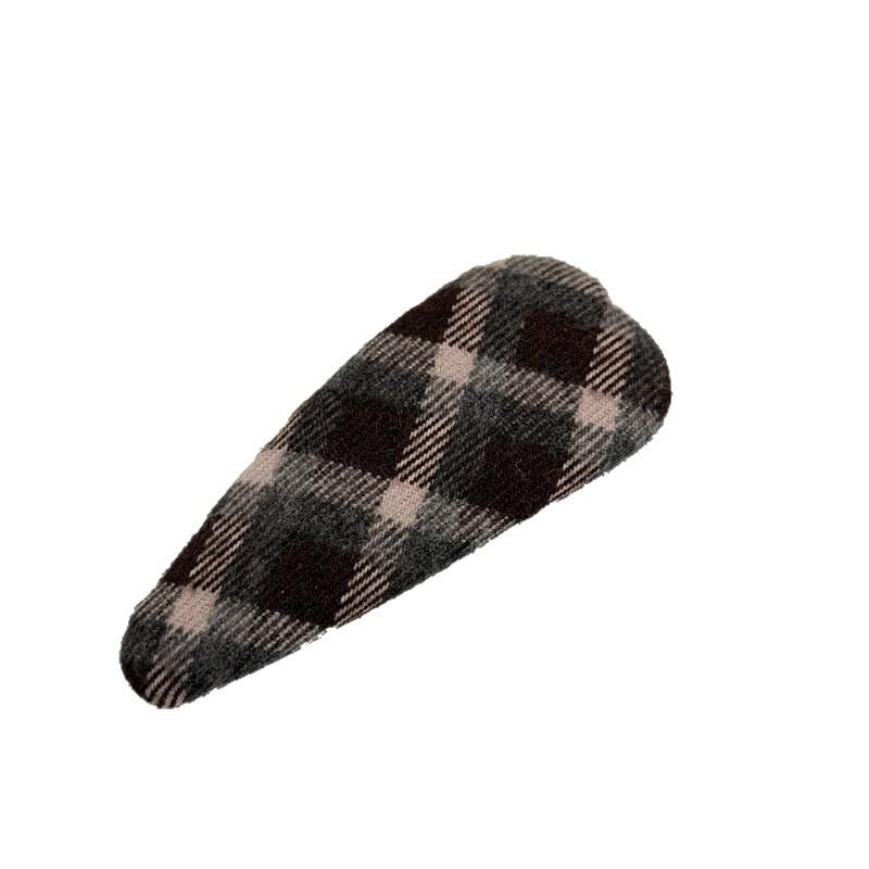 Retro and Simple Fabric Hair Clips for Elegant Side-parted Hair, Side-byside Hair Clips, Versatile Hair Accessories
