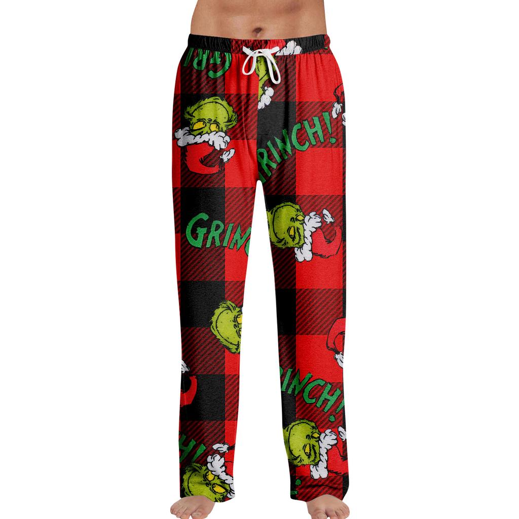 Pyjamahose Nachtwäsche Lässige Kordelzug Elastischer Bund Hose Bequeme Gerade Yoga Lockere Hose