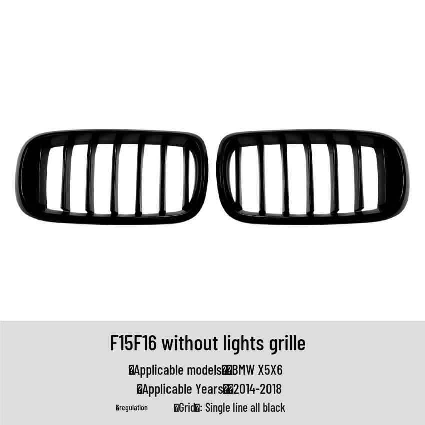 BMW X5 F15 M Sport 2014-2018 Lip Dianteiro, Spoiler Traseiro, Saias Laterais, Grelha, Kit de Modificação de Lip Traseiro