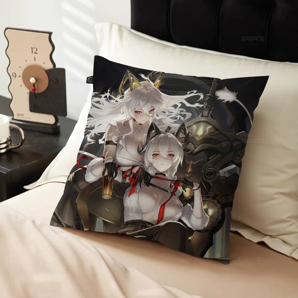 Zani Game W-Wuthering Waves Pillow Anime Pillow Sofa Bed Head Pillow Cover Cushion Cover 45X45 Cm Fashion