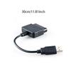 for Sony PlayStation PS2 USB Cable to PS3 Gamepad Convert Cable Console PC USB Extend Line Game Player Controller Adapter