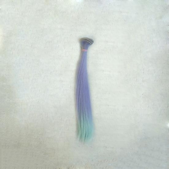 DIY Cute Straight Long Synthetic Faux Hair Wig Kids Dolls Gift Beauty