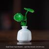 Creative Mini Ceramic Desktop Vase: Small Flower and Green Plant Hydroponic Bonsai Ornament for Indoor Decoration