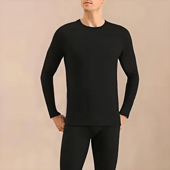 Long Johns Thermal Underwear for Men Fleece Lined Base Layer Set for Cold Weather Soft Stretch Top And Bottom Set