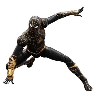 ZDTOYS Spider -Man Noman Home Black & Gold Suit Figures, 1 Korean Toy