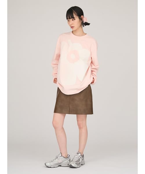 Emi Faux Leather Mini Skirt 13WFS254080BRW0