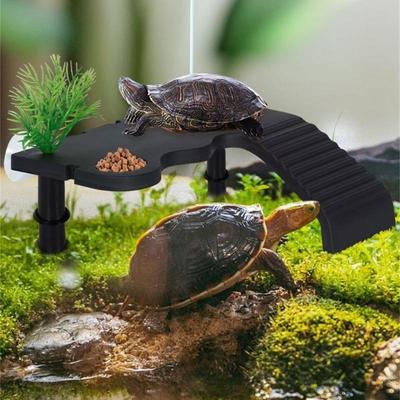  Turtles Climb Platform Solid Turtles Basking Cave Tanks Water Stone Basking for Home and Small Aquariums Use